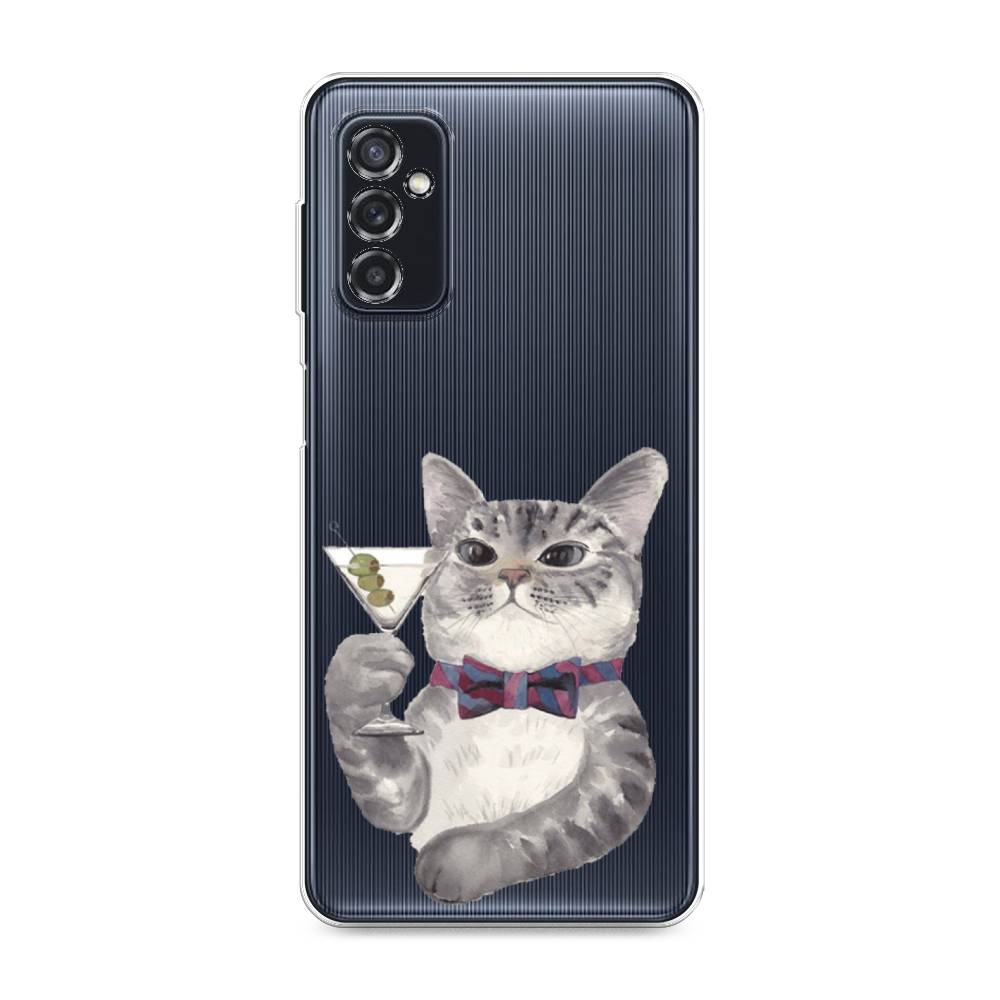 

Силиконовый чехол "Кот джентльмен" на Samsung Galaxy M52, Кот джентльмен