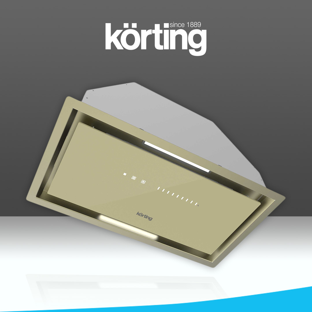 Вытяжка встраиваемая Korting KHI 6997 GB бежевый