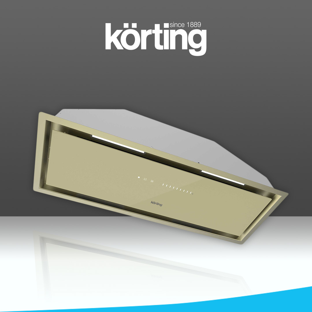 

Вытяжка встраиваемая Korting KHI 9997 GB бежевый, KHI 9997 GB