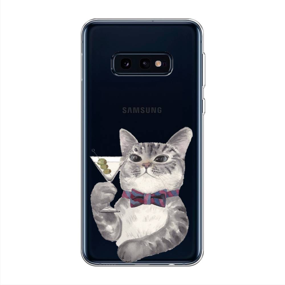 

Силиконовый чехол "Кот джентльмен" на Samsung Galaxy S10E, Кот джентльмен