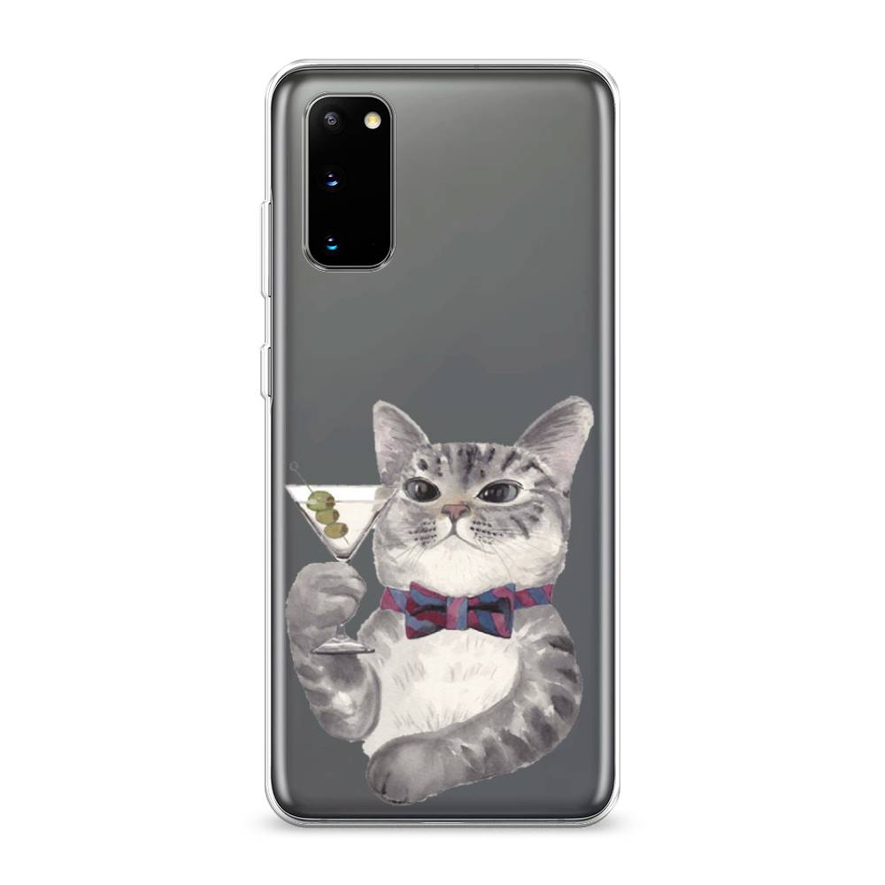 

Силиконовый чехол "Кот джентльмен" на Samsung Galaxy S20, Кот джентльмен