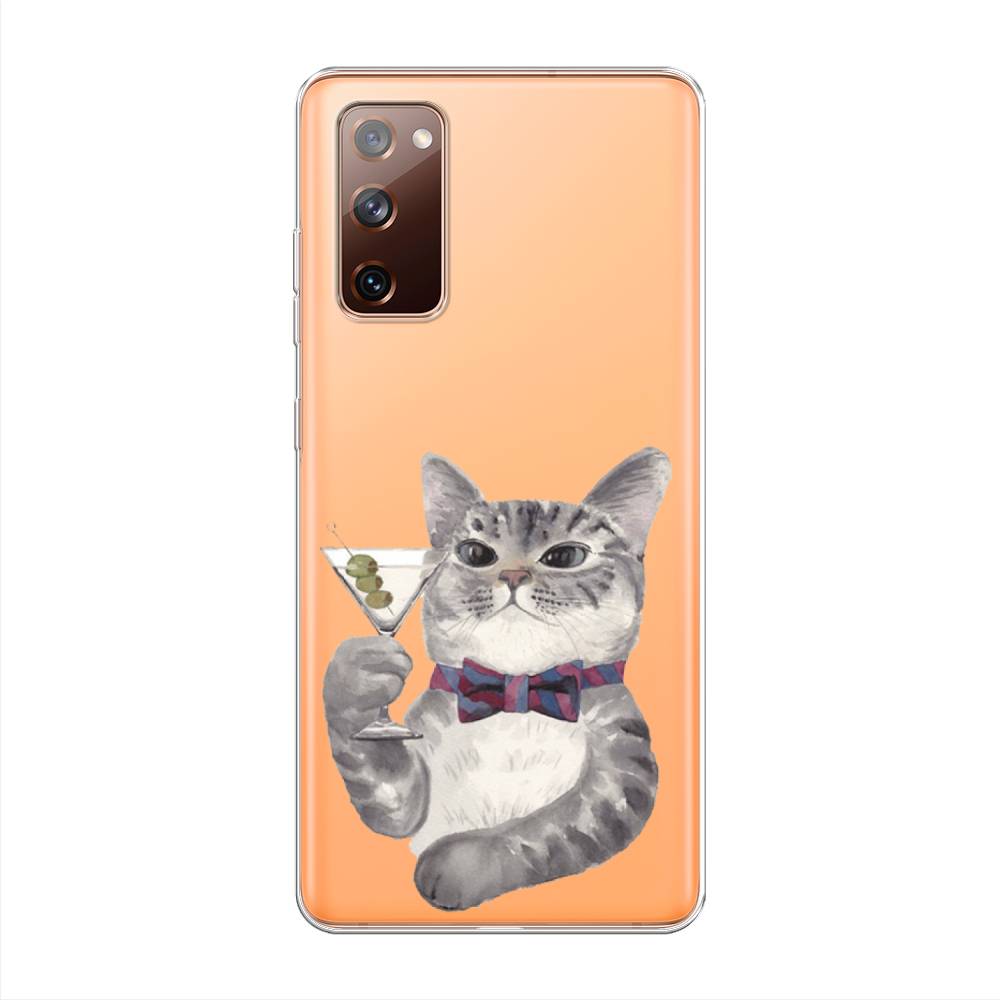 

Силиконовый чехол "Кот джентльмен" на Samsung Galaxy S20 FE, Кот джентльмен