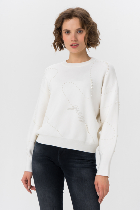 

Джемпер женский Guess белый, W1BR25Z26I0G