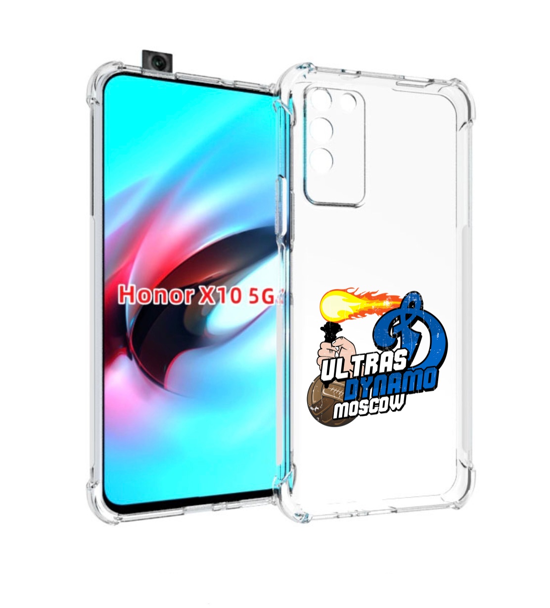 

Чехол MyPads ФК Динамо для Honor X10, Прозрачный, Tocco