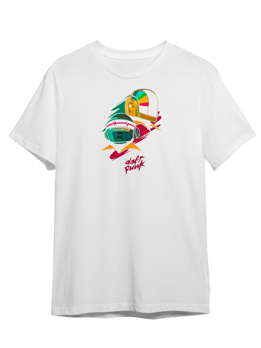 

Футболка унисекс Каждому Своё Daft Punk/Дафт Панк MGDP8 белая 5XL, "Daft Punk/Дафт Панк" MGDP8