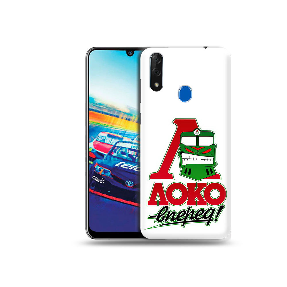 

Чехол MyPads Tocco для ZTE Blade V10 ФК локо вперед (PT136503.455.181), Прозрачный, Tocco