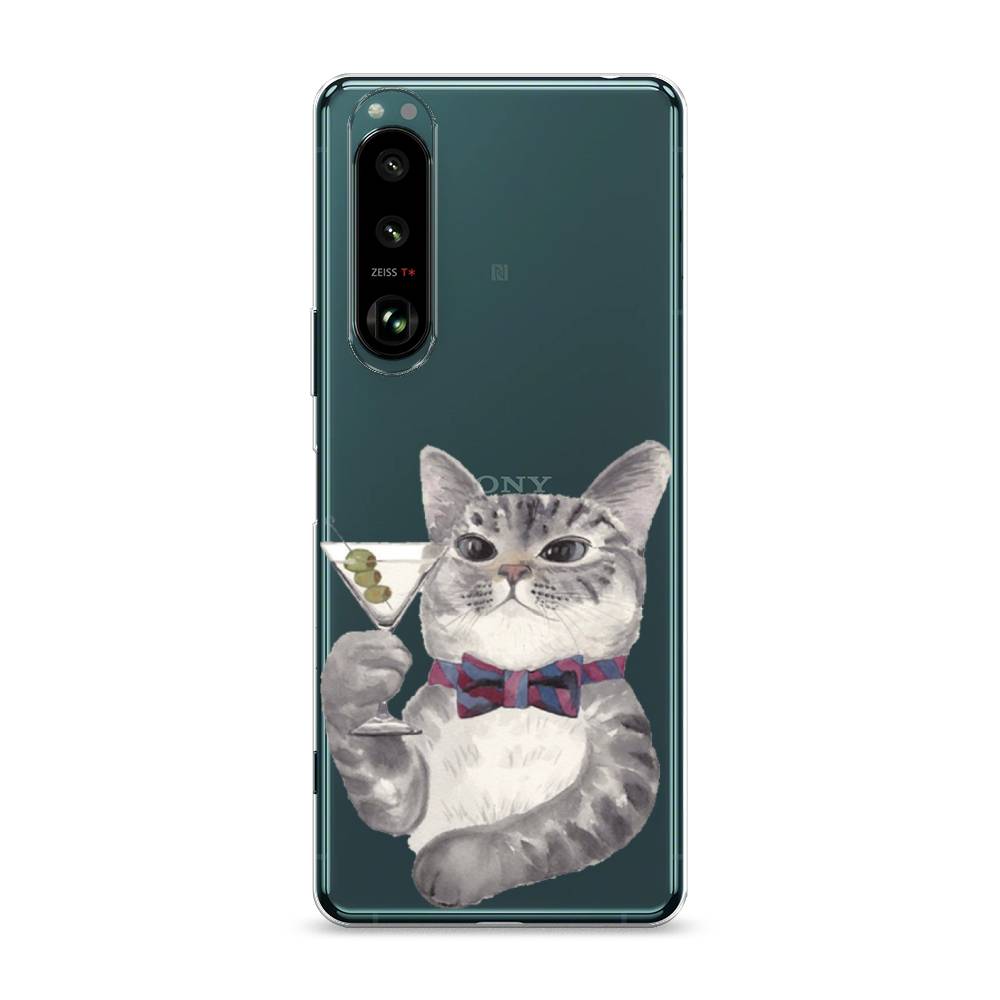 

Силиконовый чехол "Кот джентльмен" на Sony Xperia 1 III, Кот джентльмен