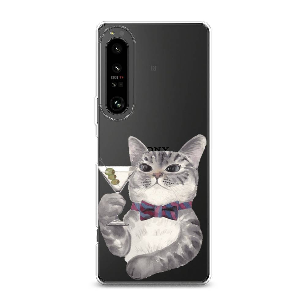 

Силиконовый чехол "Кот джентльмен" на Sony Xperia 1 IV, Кот джентльмен