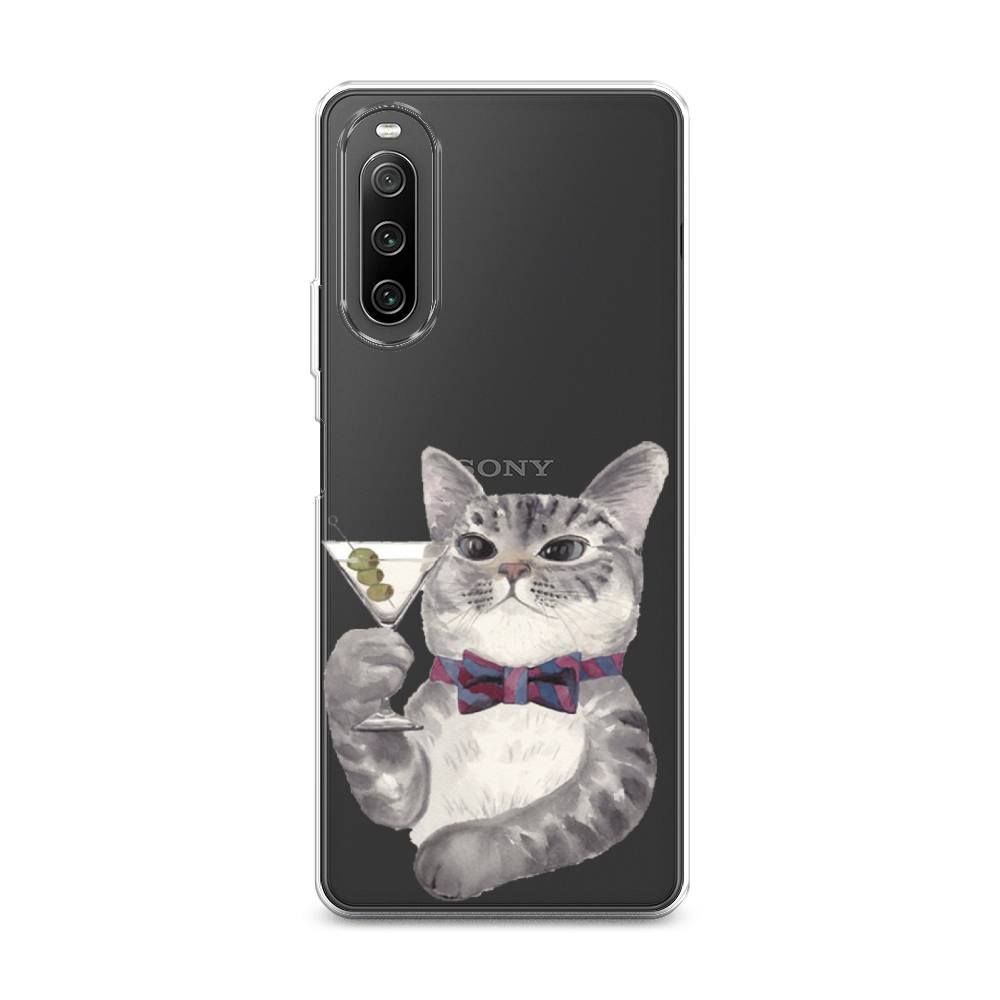 

Силиконовый чехол "Кот джентльмен" на Sony Xperia 10 IV, Кот джентльмен
