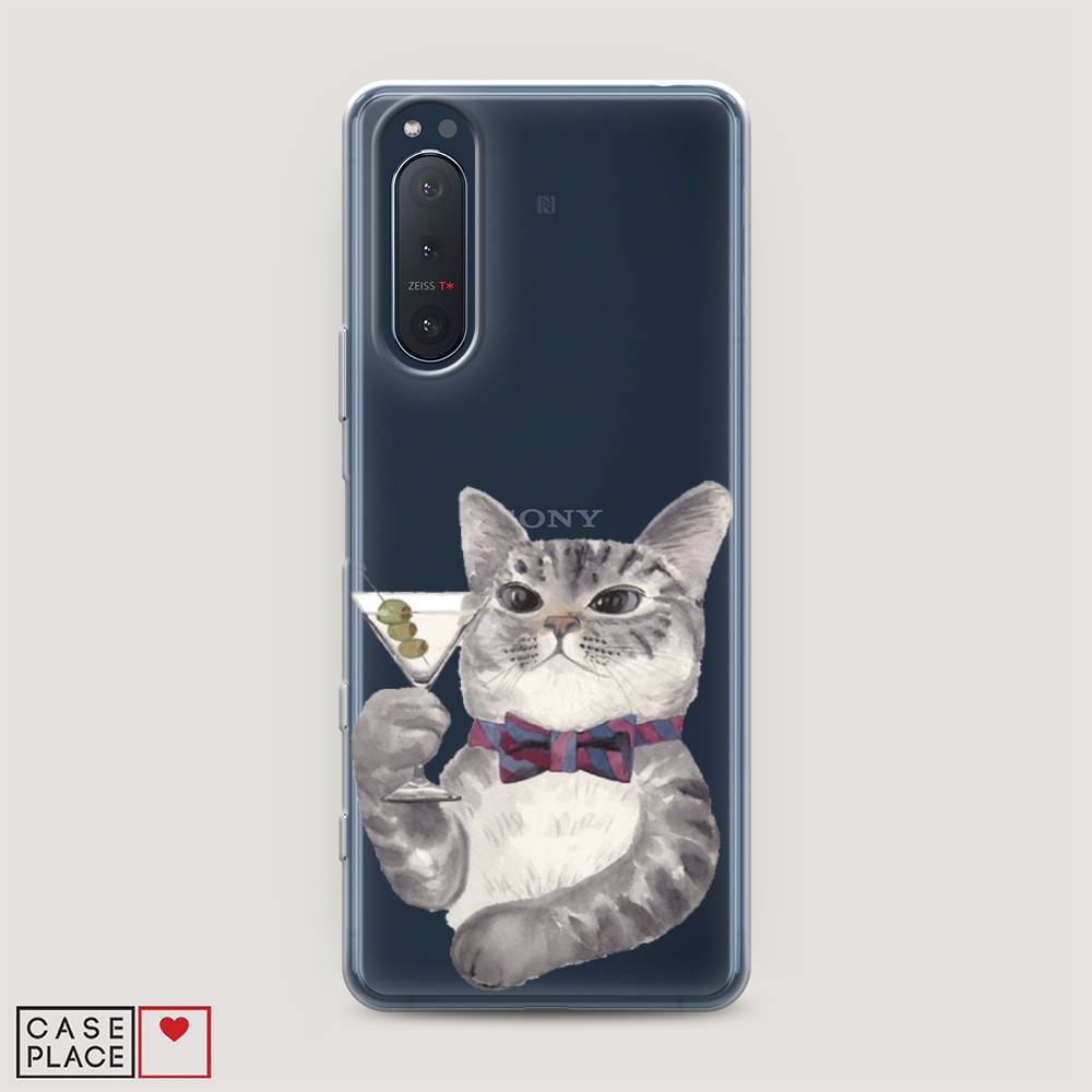 

Силиконовый чехол "Кот джентльмен" на Sony Xperia 5 II, Кот джентльмен