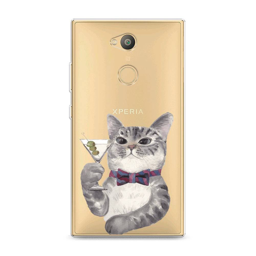 

Силиконовый чехол "Кот джентльмен" на Sony Xperia L2, Кот джентльмен