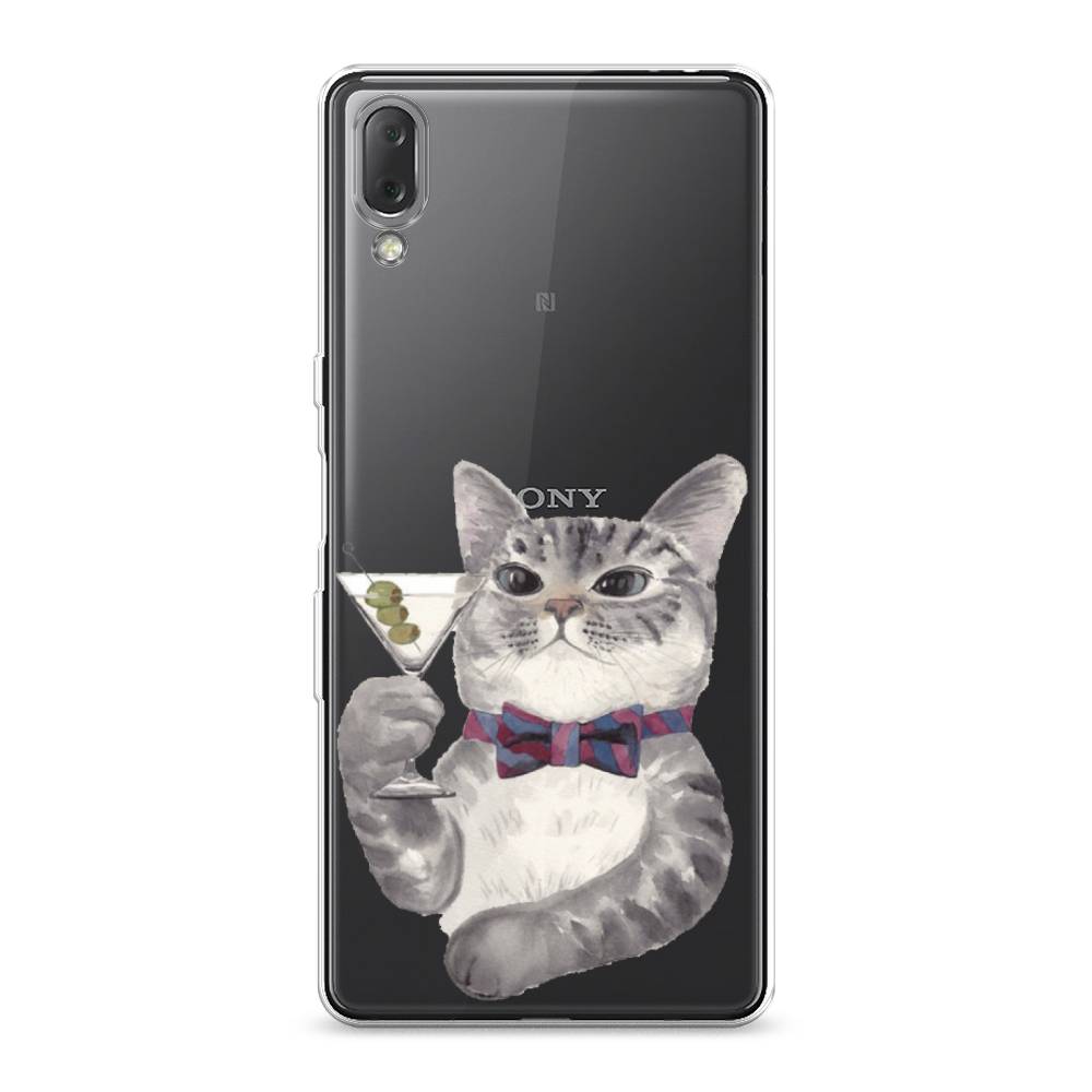 

Силиконовый чехол "Кот джентльмен" на Sony Xperia L3, Кот джентльмен
