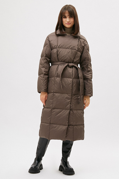 

Пуховик-пальто женский Consowear WDL 210501 коричневый 48 RU, WDL 210501