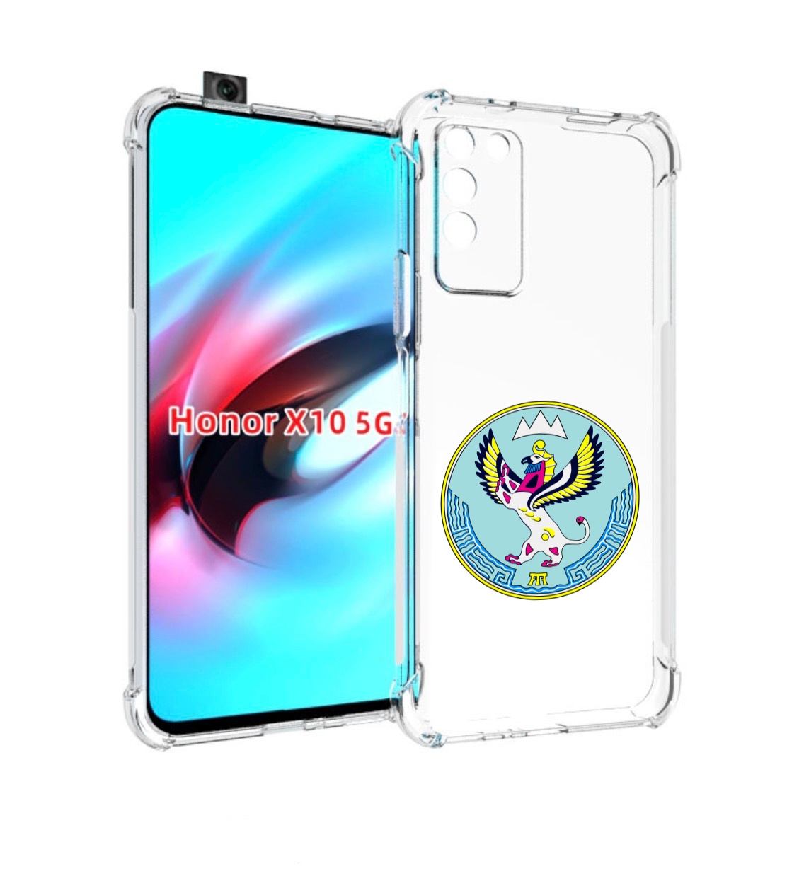 

Чехол MyPads герб-алтаискии-краи для Honor X10, Прозрачный, Tocco
