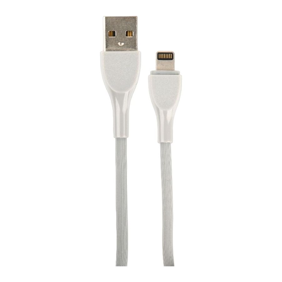 Кабель Perfeo USB - Lightning, 2.4 А, 1 м, серый (I4333)