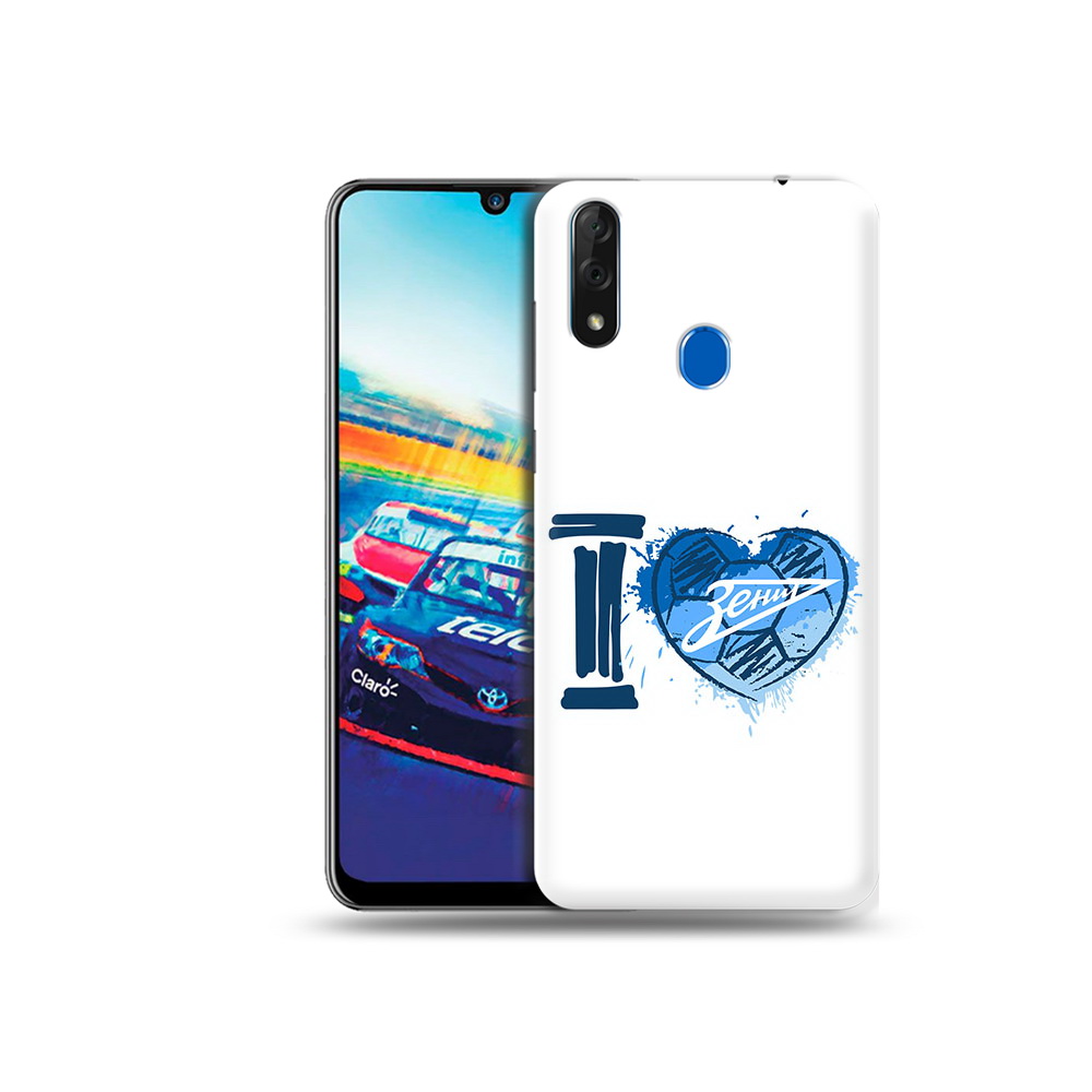 

Чехол MyPads Tocco для ZTE Blade V10 ФК я люблю зенит (PT136503.455.186), Прозрачный, Tocco