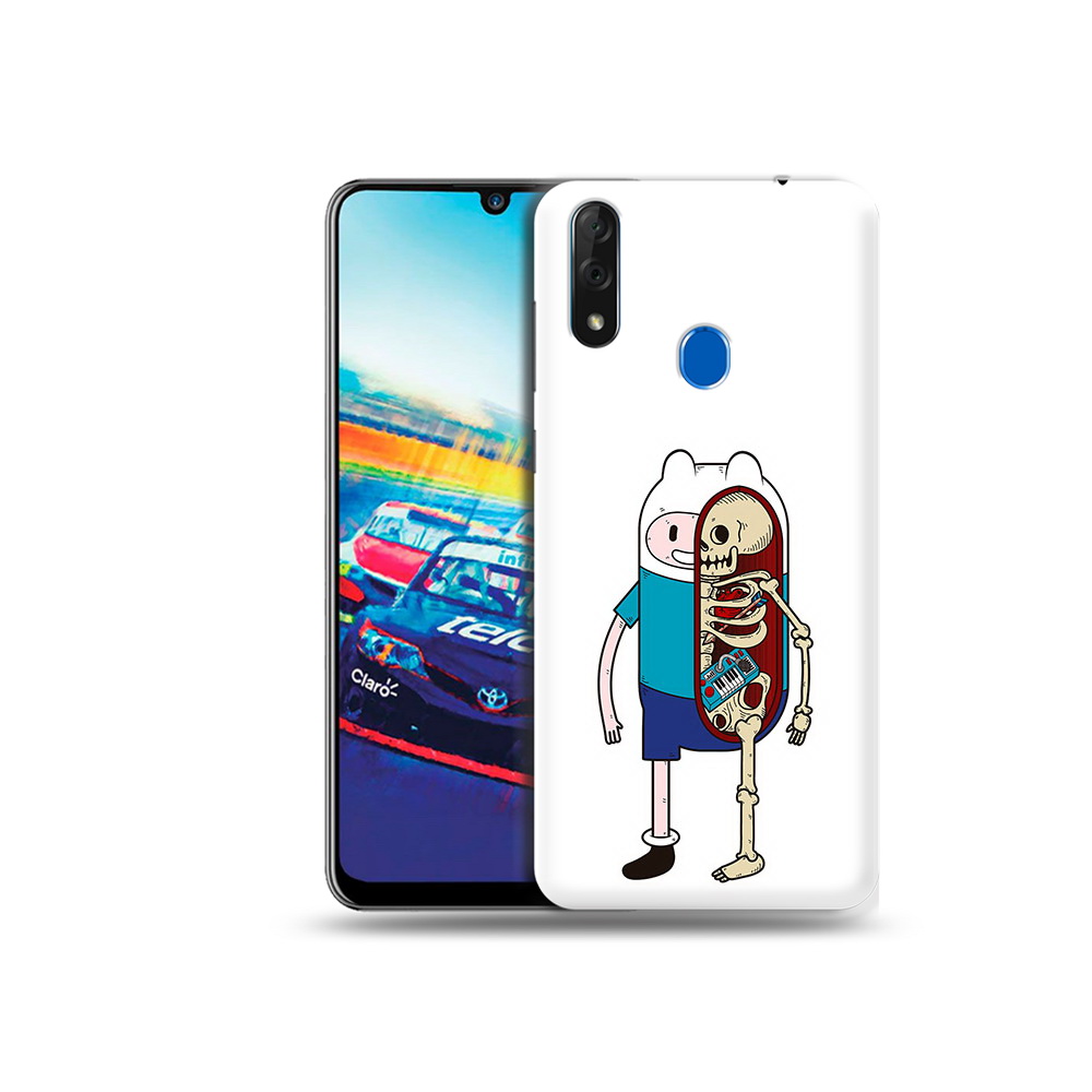 

Чехол MyPads Tocco для ZTE Blade V10 Финн скелет (PT136503.455.187), Прозрачный, Tocco