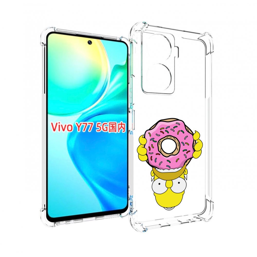 

Чехол MyPads большой-пончик для Vivo Y77 5G, Прозрачный, Tocco