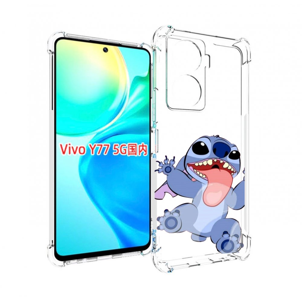 

Чехол MyPads большой-стич для Vivo Y77 5G, Прозрачный, Tocco