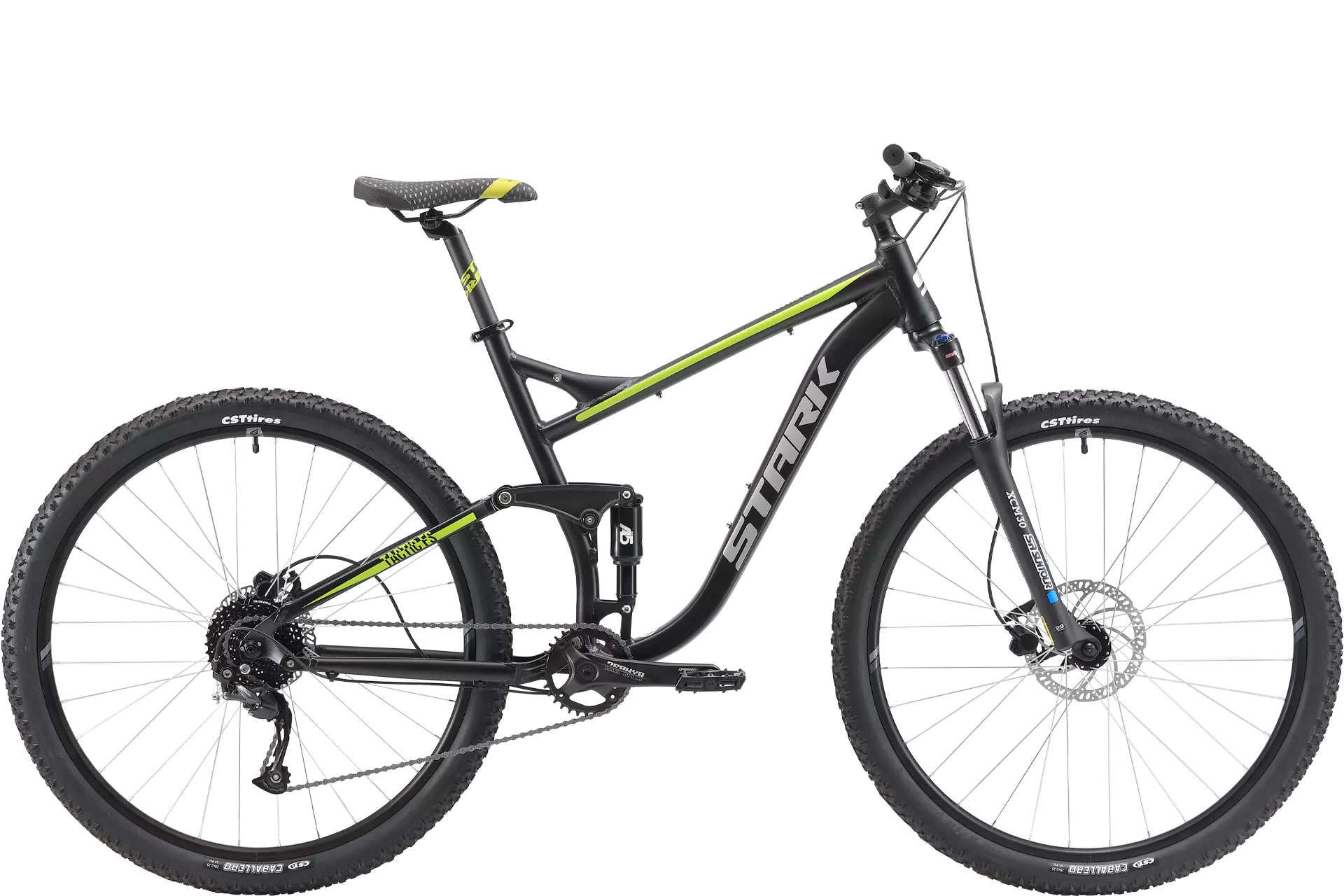 

Велосипед STARK Tactic FS 29.5 HD -22г. (20" / черный-зеленый ), Tactic FS