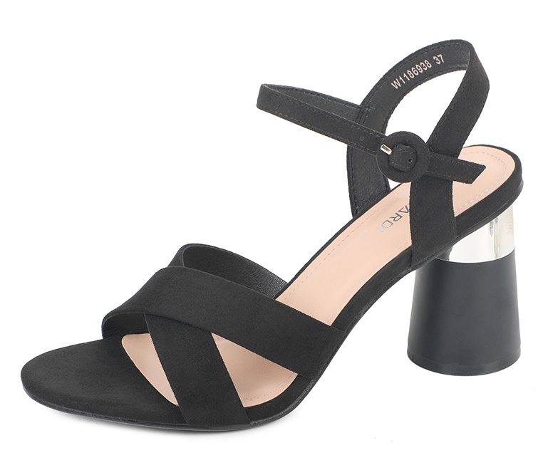 

Босоножки женские T.Taccardi 228307 черные 37,5 RU, Черный, 228307