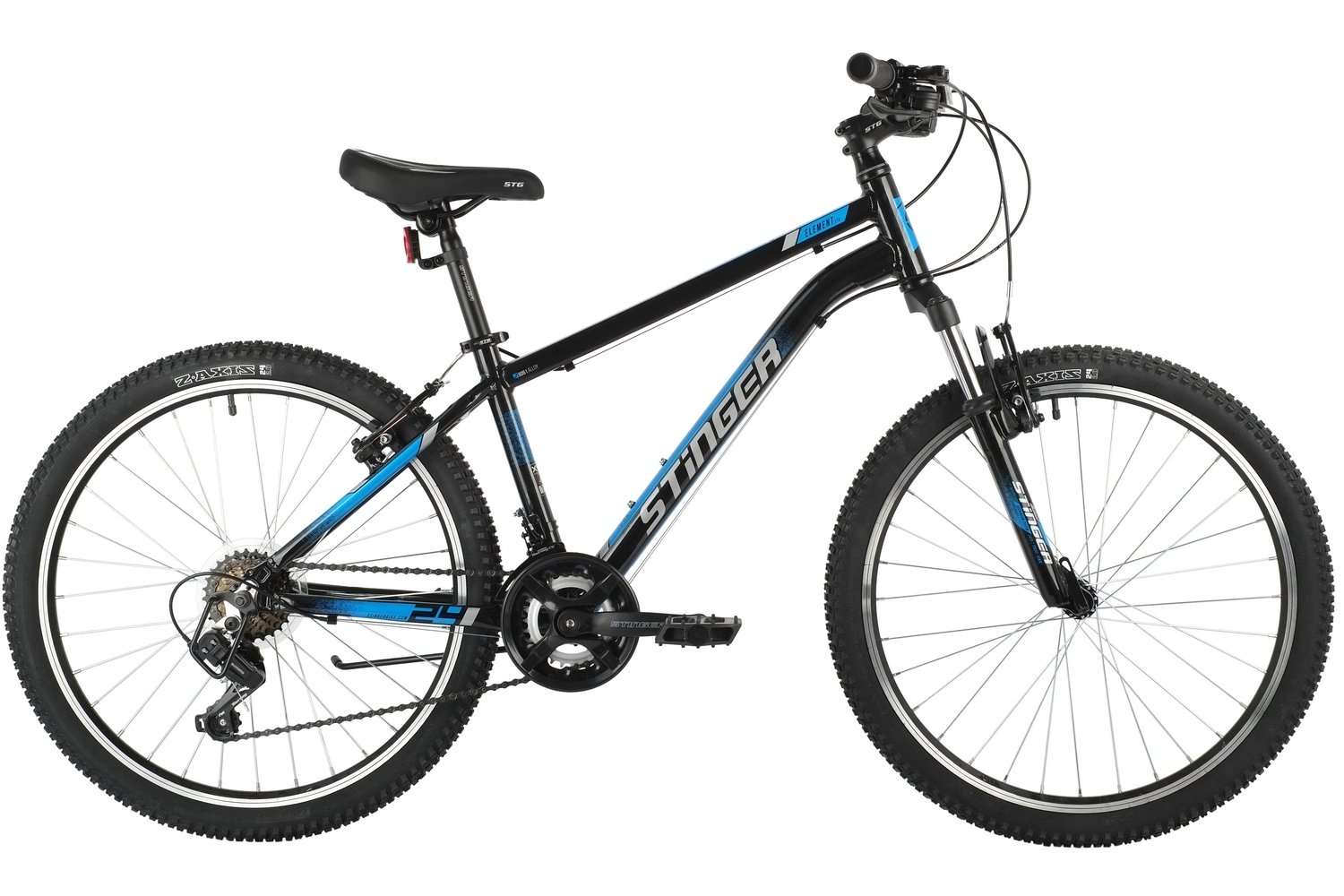 

Велосипед STINGER Element STD 24" -21г. (14" / черный (24AHV.ELEMSTD.14BK1) )