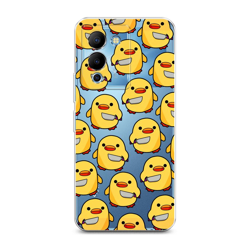 

Чехол на Infinix Note 12 G96 "Утка с ножом", Прозрачный;желтый;оранжевый, 3101550-1