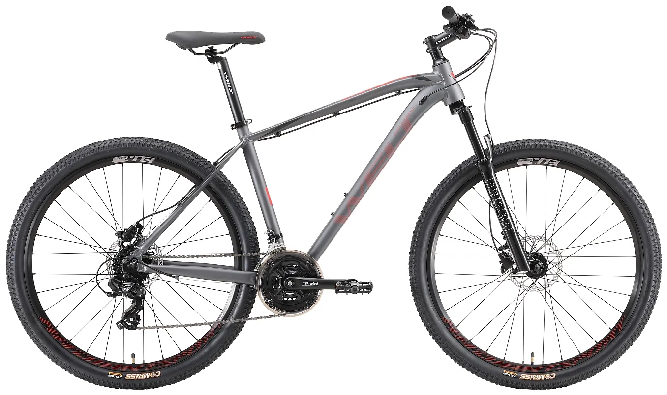 

Велосипед WELT Raven 1.0 HD 27 -23г. (18" / антрацитовый ), Черный