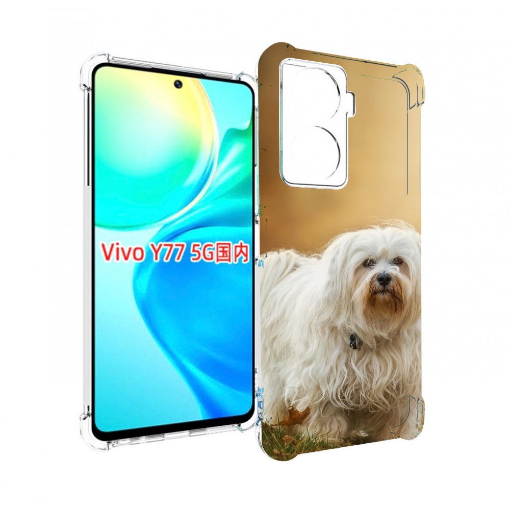

Чехол MyPads гаванскии бишон для Vivo Y77 5G, Прозрачный, Tocco