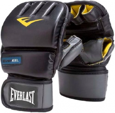 Снарядные перчатки Everlast PU Gel, черный, L/XL