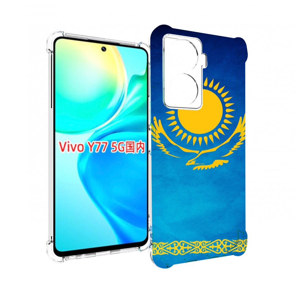 

Чехол MyPads герб и флаг казахстана для Vivo Y77 5G, Прозрачный, Tocco
