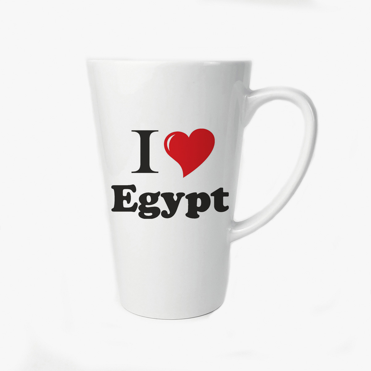 фото Большая конусная кружка coolpodarok путешествия i love egypt