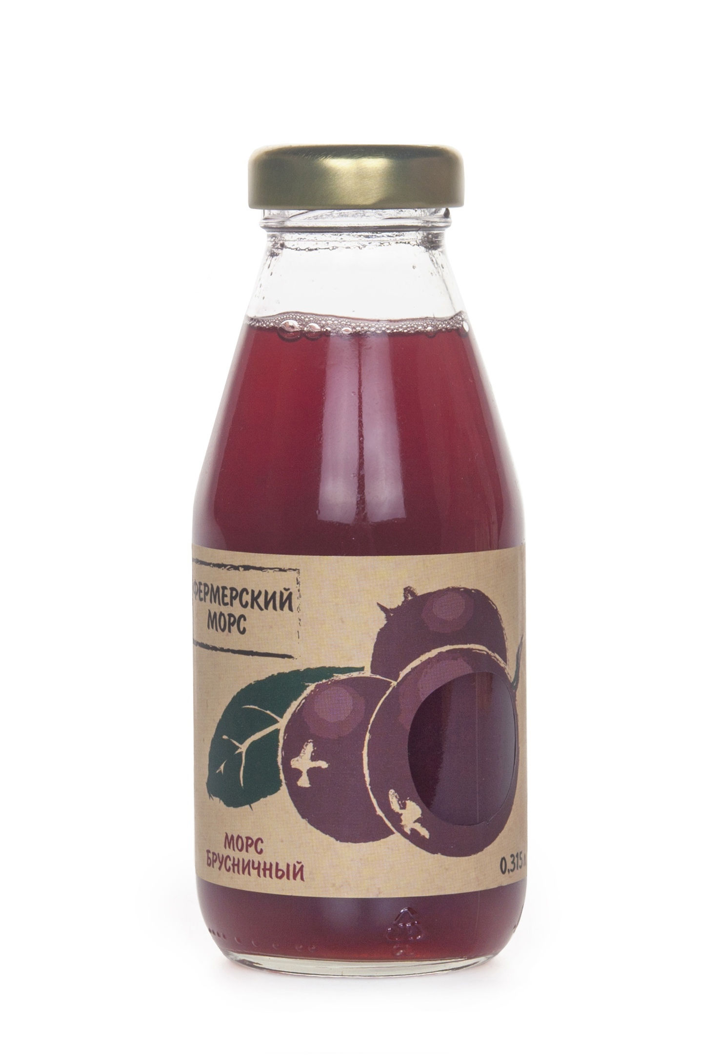 

Морс Фермерский сок, брусника, 0.3 л, брусника