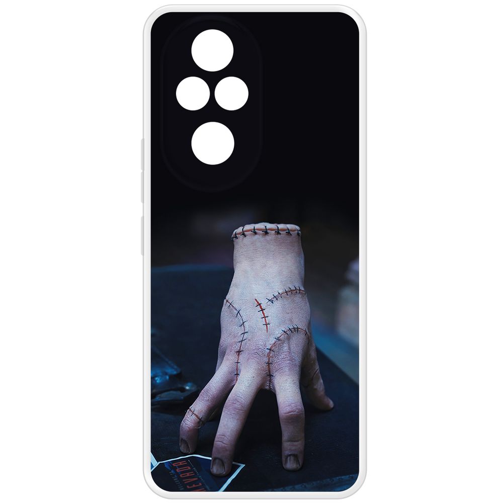 

Чехол-накладка Krutoff Clear Case Уэнсдей Аддамс - Вещь для Honor 200 Pro, Прозрачный