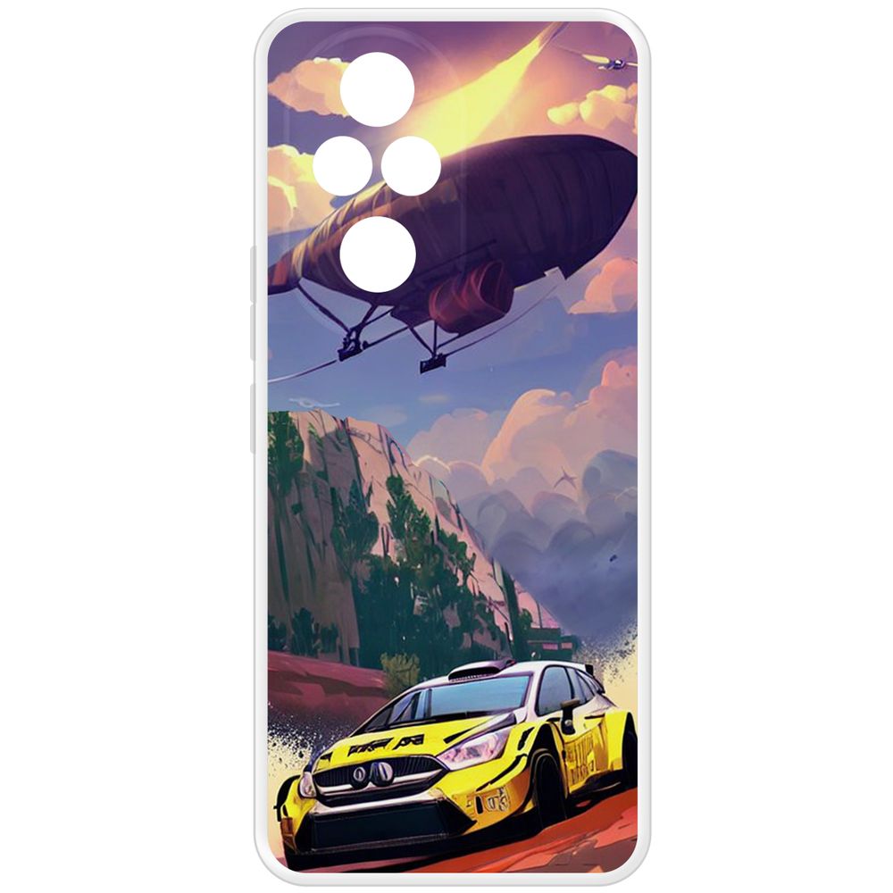 

Чехол-накладка Krutoff Clear Case Гонка для Honor 200 Pro, Прозрачный
