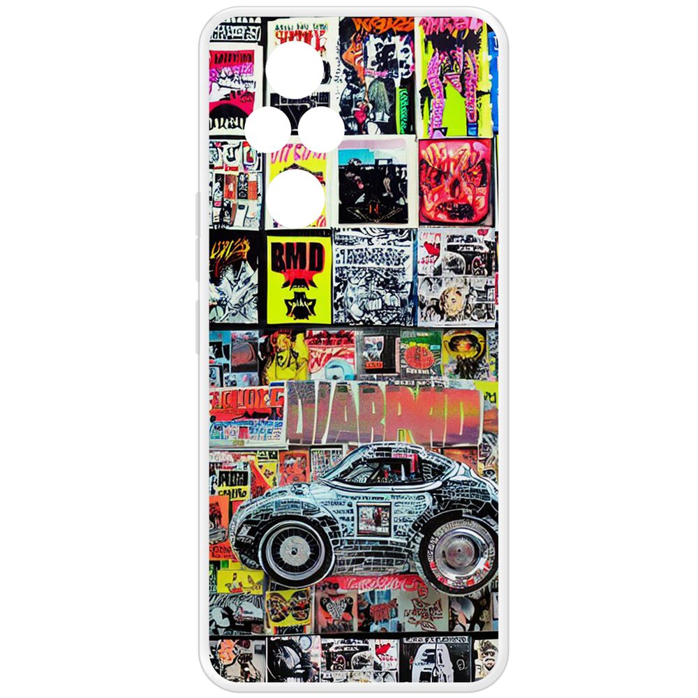 

Чехол-накладка Krutoff Clear Case Автопамфлет для Honor 200 Pro, Прозрачный