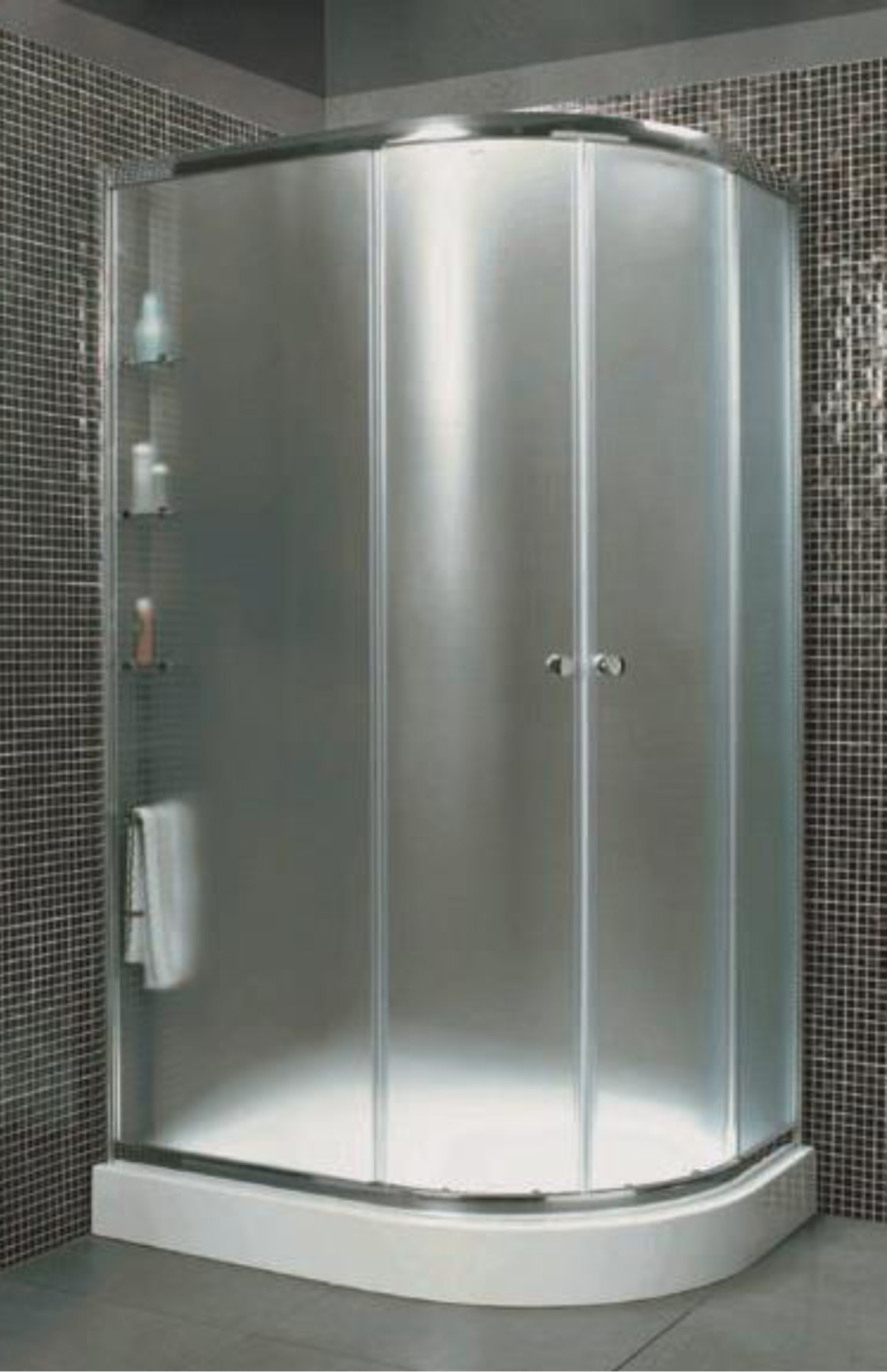 

Душевой уголок Cezares ANIMA-W-RH-2-120/100-P-Cr-L стекло punto