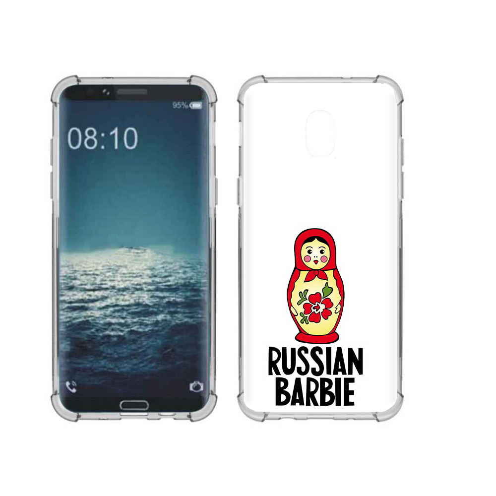 

Чехол MyPads Tocco для Samsung Galaxy J3 матрешка (PT226926.574.459), Прозрачный, Tocco