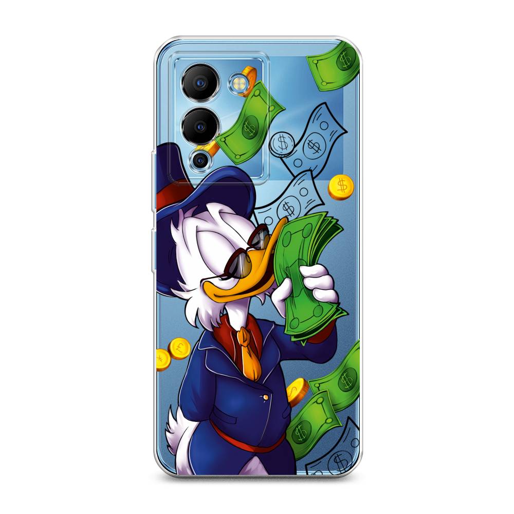 

Чехол на Infinix Note 12 G96 "Scrooge McDuck with Money", Синий;зеленый;белый, 3101550-6