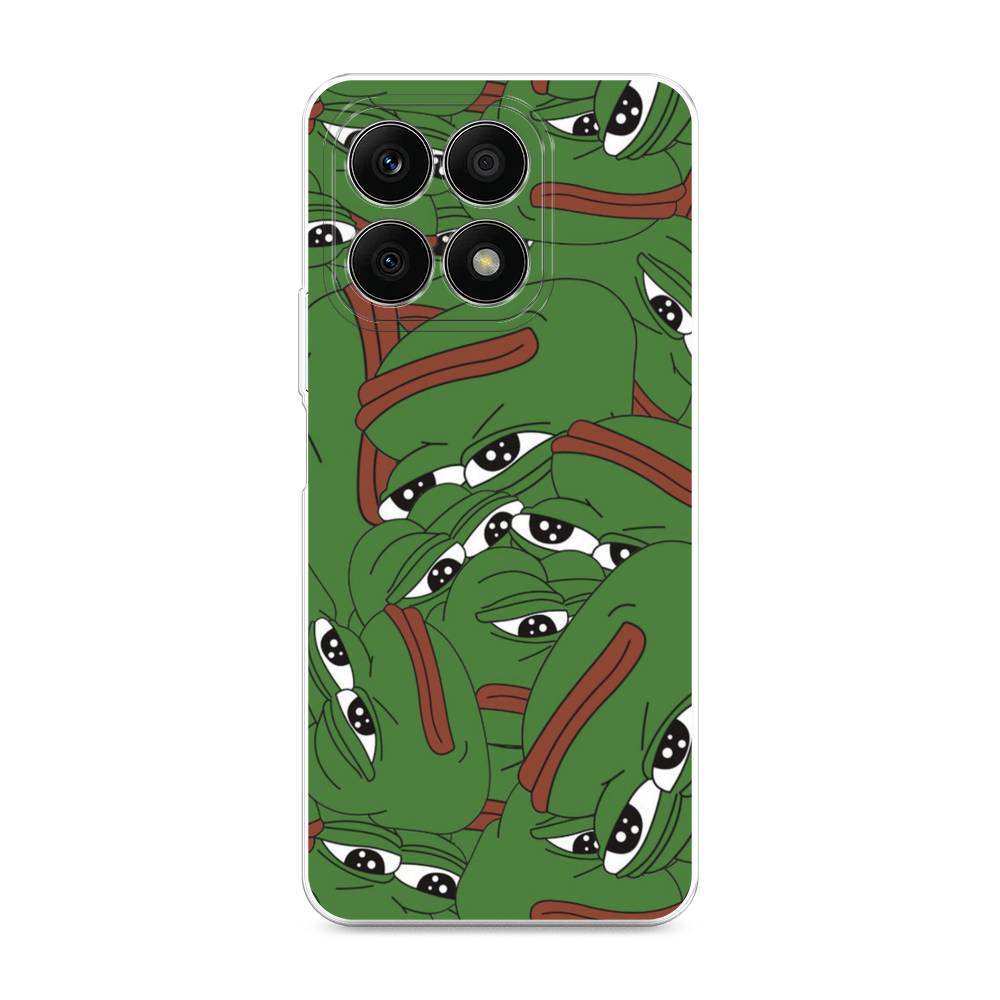 

Чехол Awog на Honor X8A "Печальный frog", Зеленый;белый, 6120750-9