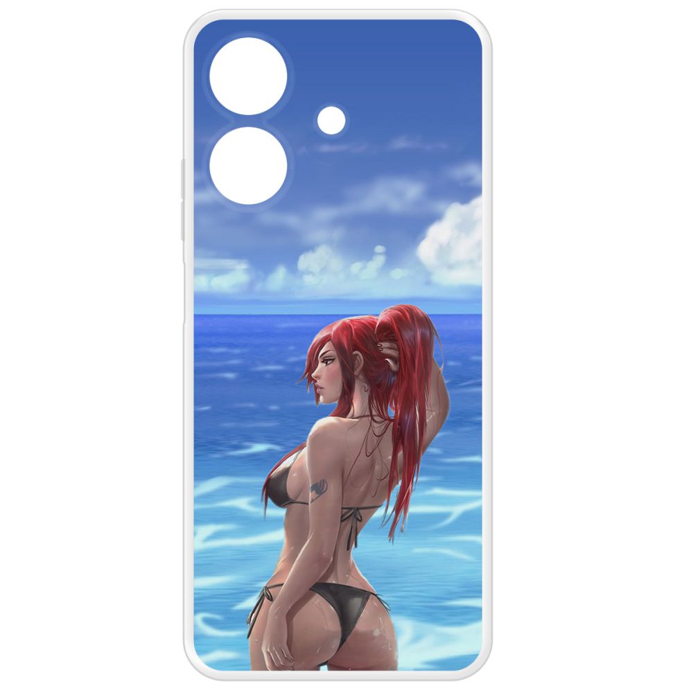 

Чехол-накладка Krutoff Clear Case Купальник женский для Realme Note 60, Прозрачный