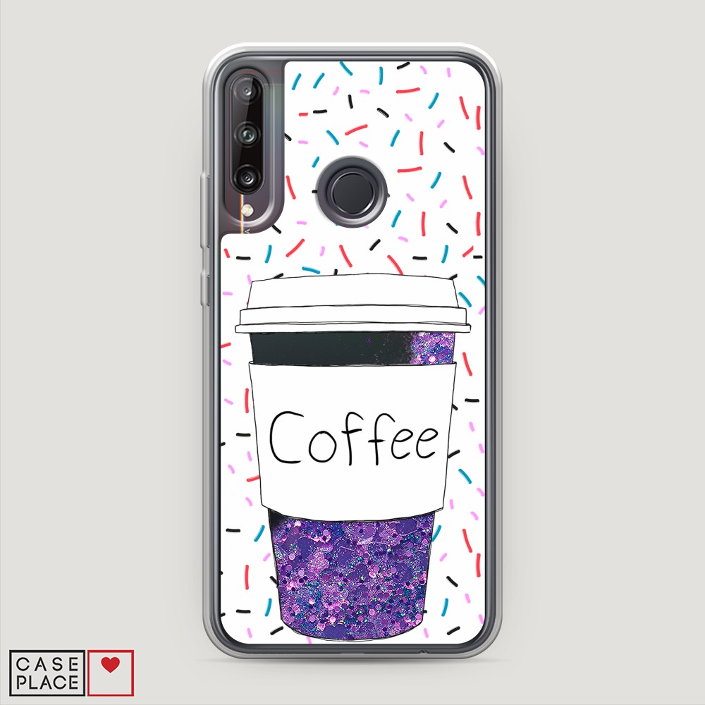 

Чехол Awog "Coffee прозрачный стакан" на Huawei P40 lite E/Honor 9C/Y7p, 612492-1