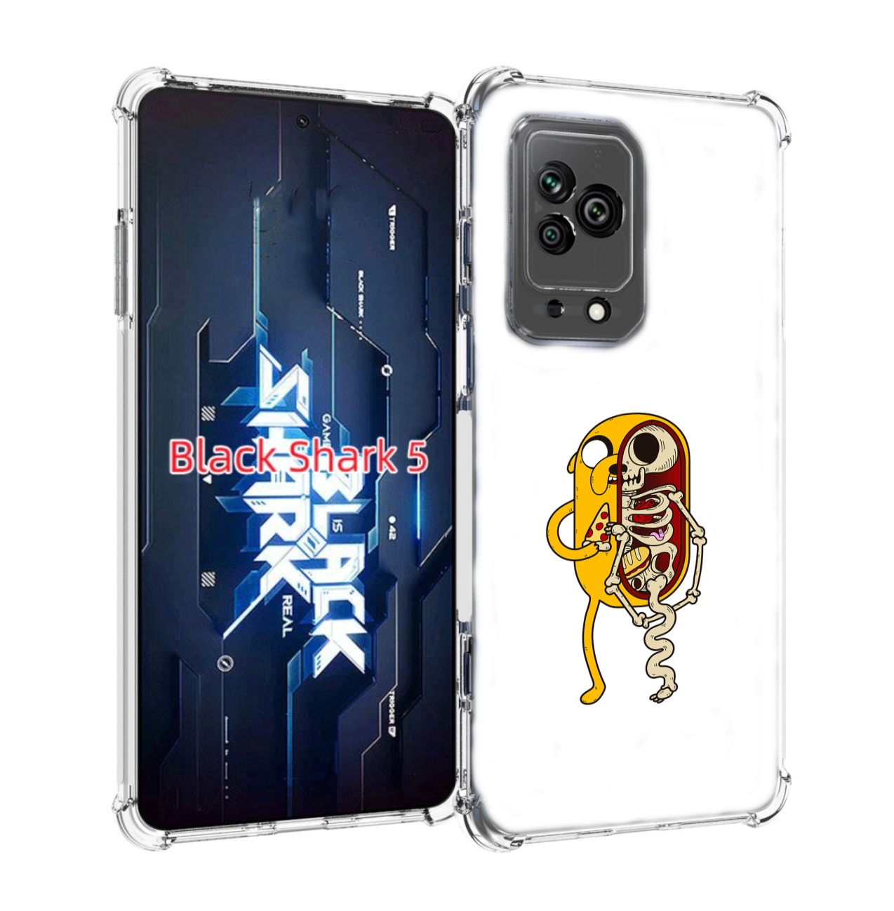 

Чехол MyPads Джейк скелет для Xiaomi Black Shark 5, Прозрачный, Tocco