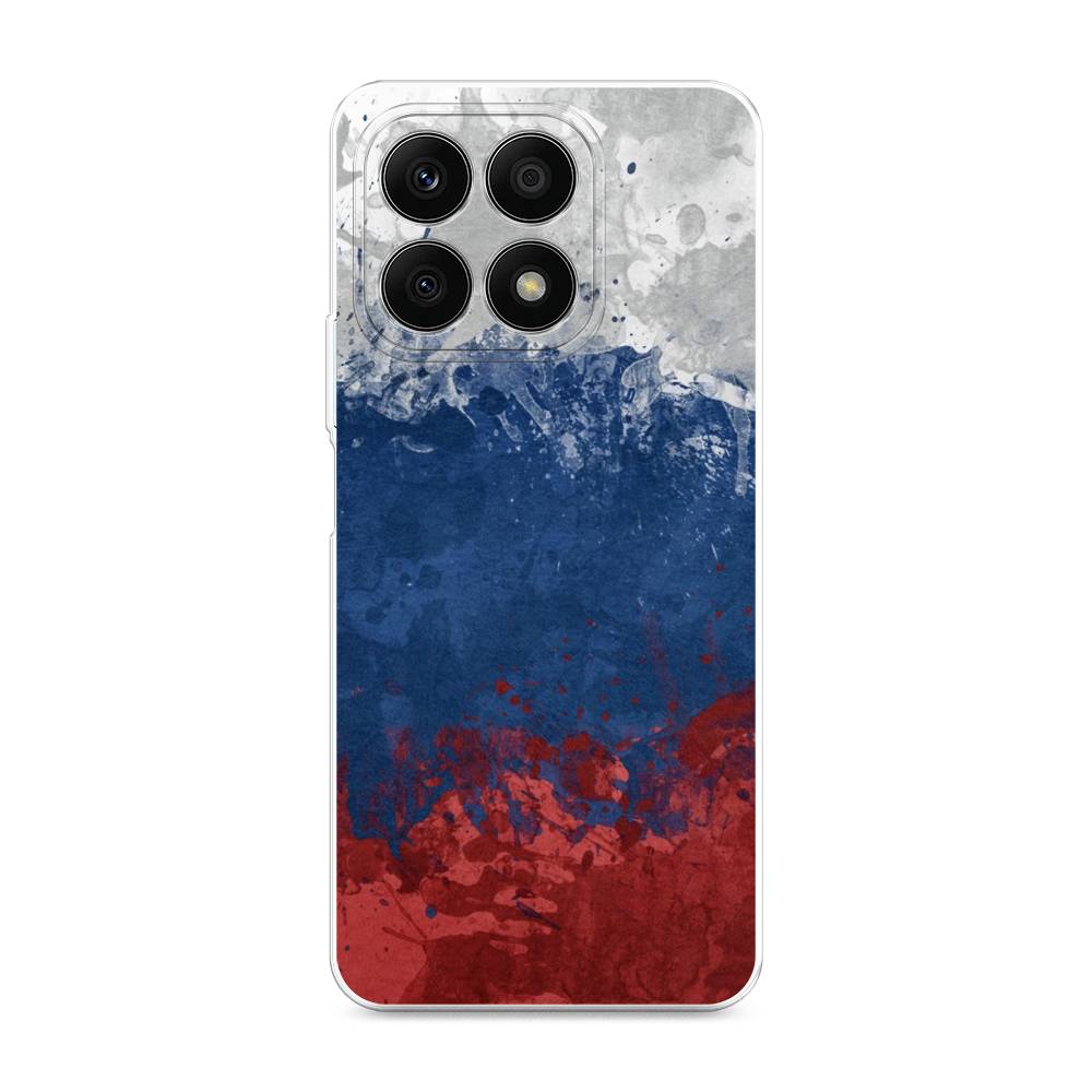 

Чехол Awog на Honor X8A "Флаг России неровный", Белый;синий;красный, 6120750-5