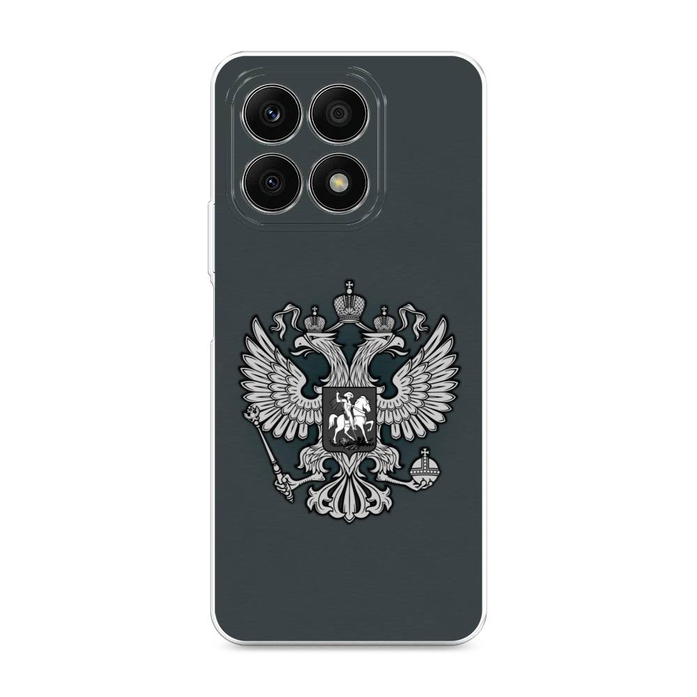 

Чехол Awog на Honor X8A "Герб России серый", 6120750-5