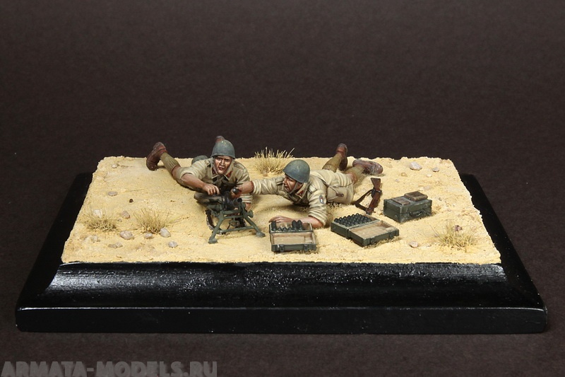 

35158SOGA Italian Guastatori 45-mm mortar Brixia team