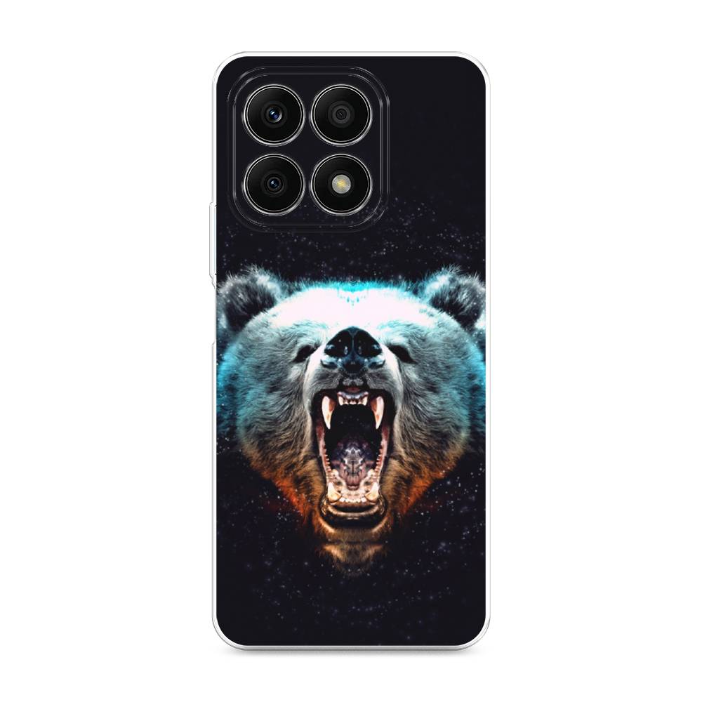 

Чехол Awog на Honor X8A "Медведь", Коричневый;бирюзовый;черный, 6120750-2