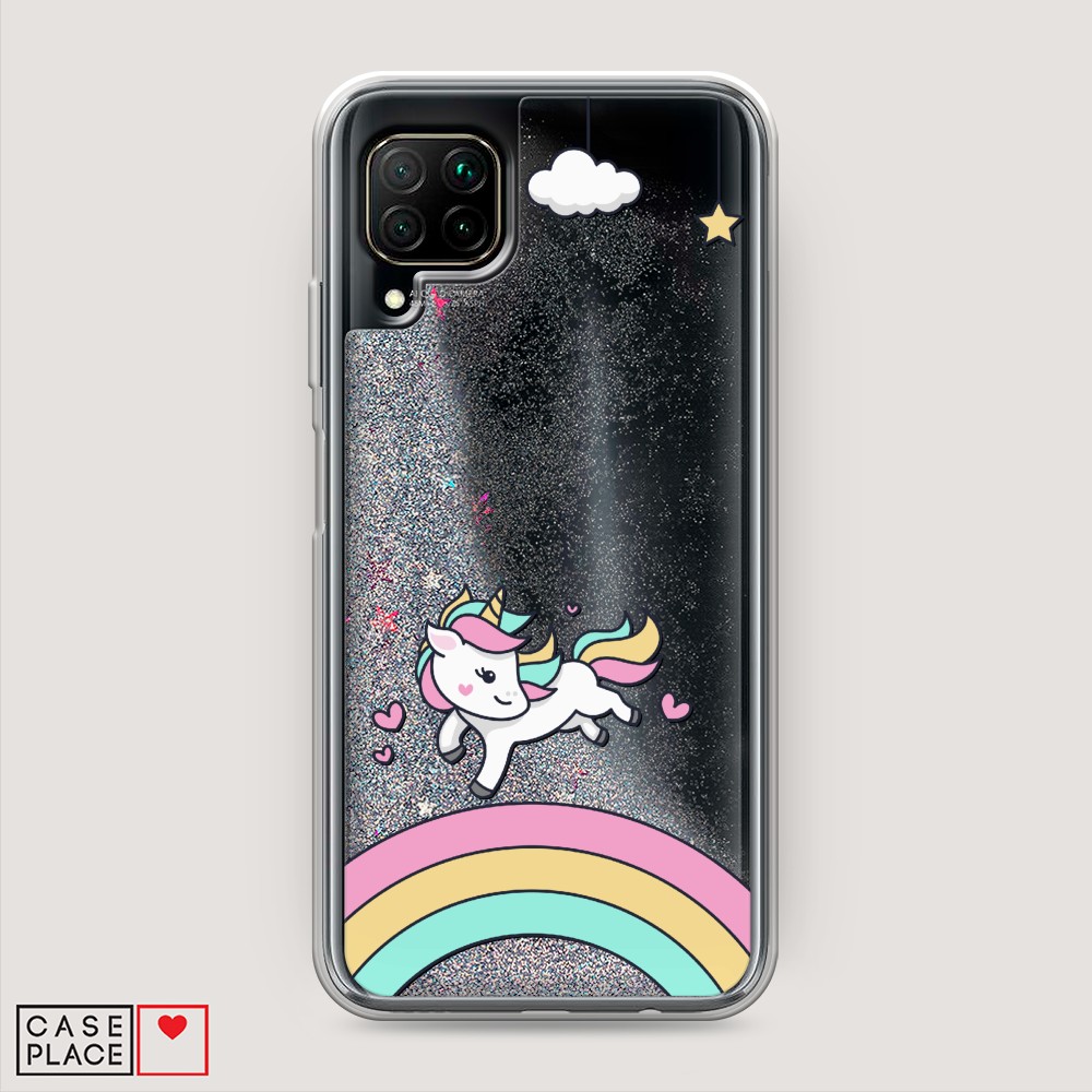 

Чехол Awog на Huawei P40 lite/Nova 6 SE/Nova 7i "Единорог на радуге", Разноцветный, 611691-1