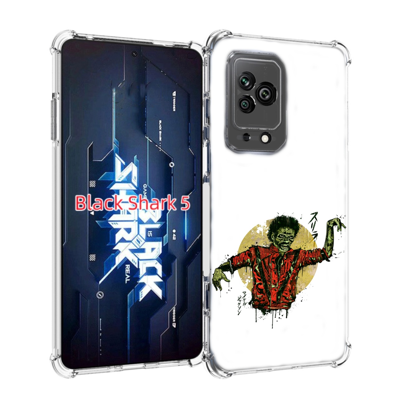 

Чехол MyPads Зомби для Xiaomi Black Shark 5, Прозрачный, Tocco