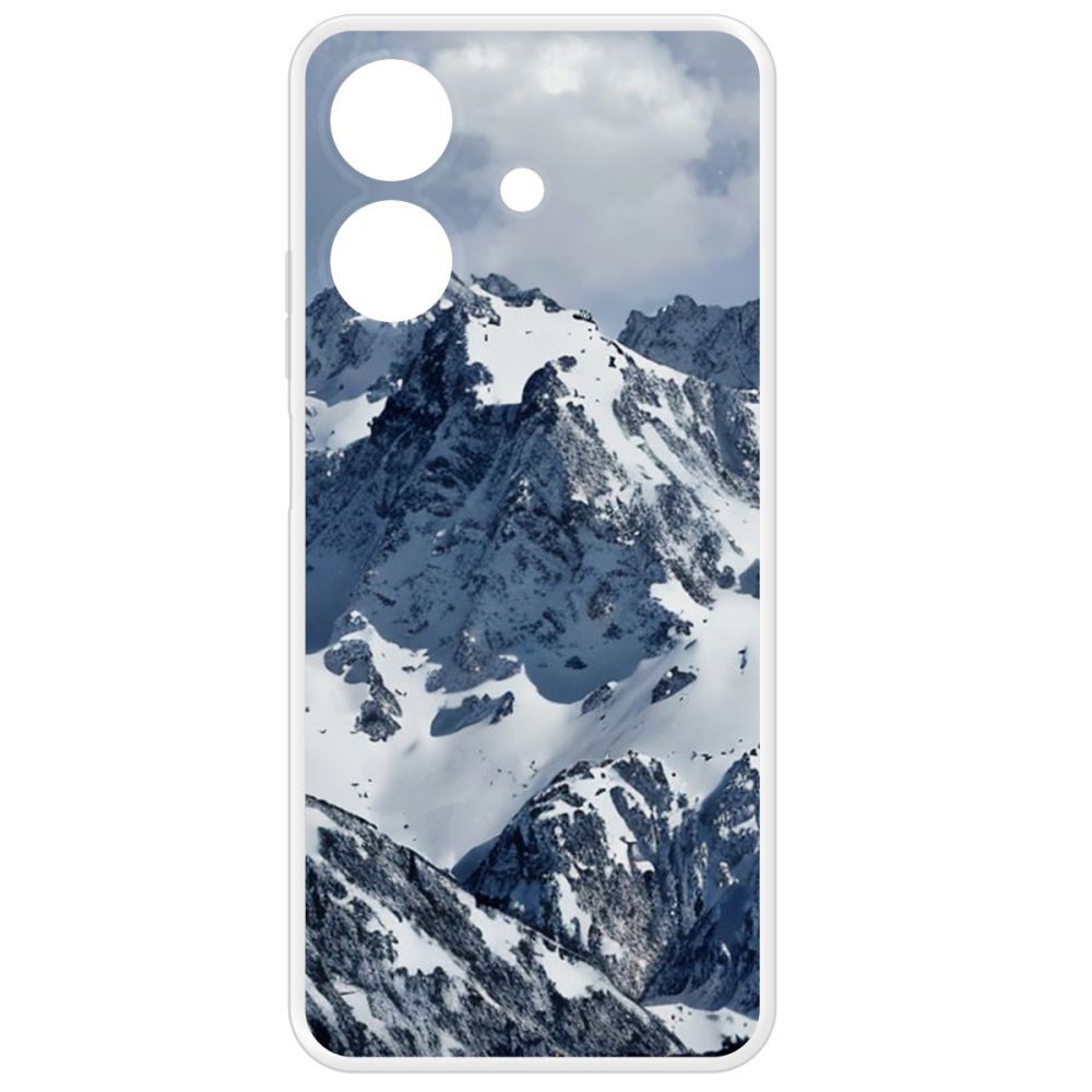 

Чехол-накладка Krutoff Clear Case Горы для Realme Note 60, Прозрачный
